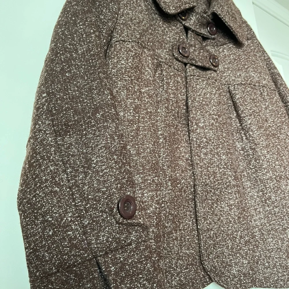 Brown Trendology Button Jacket (Small) - Picture 2 of 9